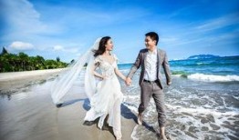 爆料最新三亚婚纱拍摄照,捕捉甜蜜时光的美好瞬间